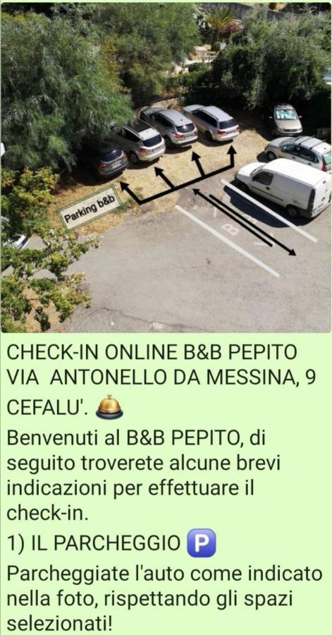 B&B Pepito Cefalú Exterior foto